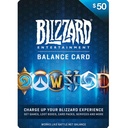 Blizzard Gift-Card Battle.net $50 (US Account)