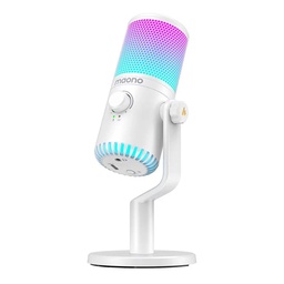 [697024] Maonocaster DM30 RGB Gaming Microphone White