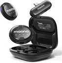 Maonocaster WM620PC2 Wireless Lavalier Microphone With USB-C Clip Black