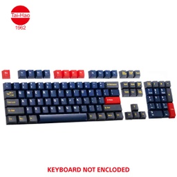 [676671] Tai-Hao 113-Keys ABS Double Shot Cubic-Keycap Set - Midnight Sun