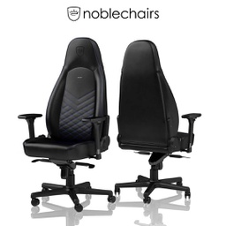 [676943] Noblechairs ICON Gaming Chair - Black/Blue