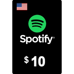 [677274] Spotify Card (US) 10$ [Digital Code]