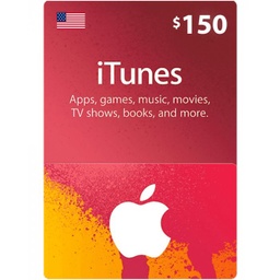 [677302] iTunes gift card 150$ US Account [Digital Code]