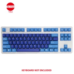 [677745] Tai-Hao 115-Keys ABS Double Shot -Keycap Set - Ocean Blue