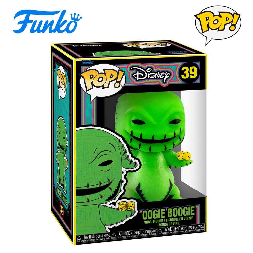 Funko - POP! Disney: The Nightmare Before Christmas (BLKLT) - Oogie