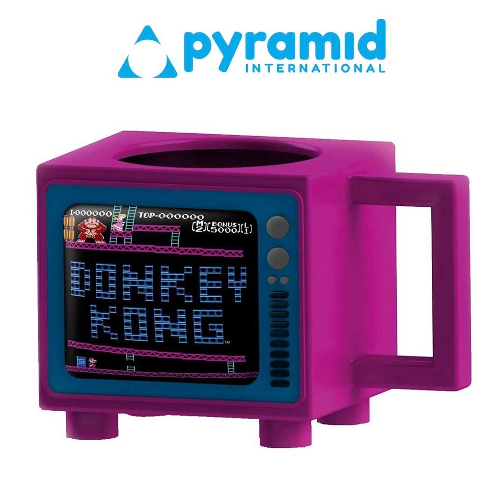 Pyramid - DONKEY KONG (RETRO TV) RETRO TV HEAT CHANGE MUG