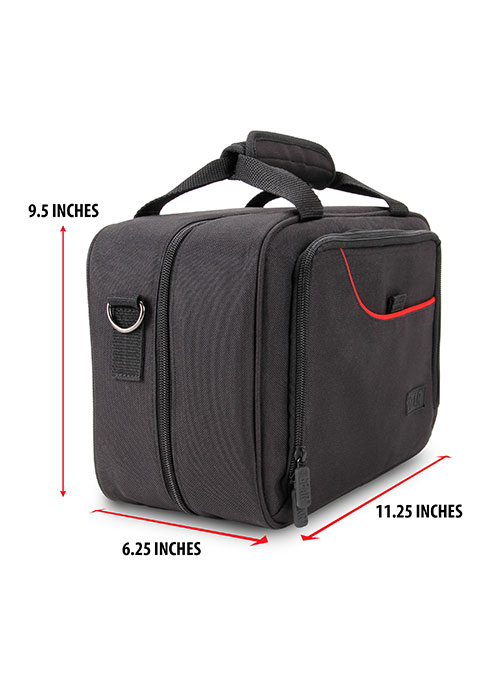 S14 Protective Adjustable Device Case - Red (USA GEAR)