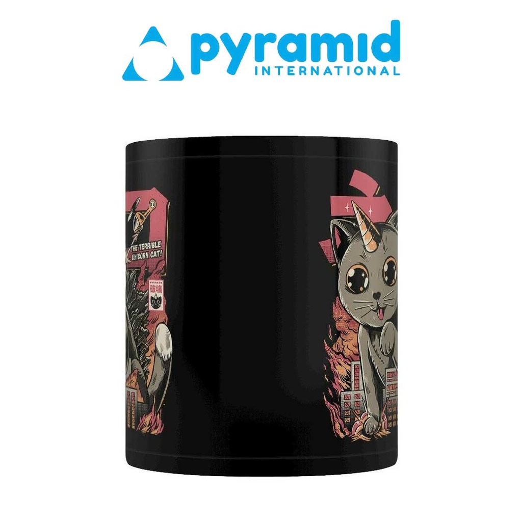 Pyramid - ILUSTRATA (CATZILLA) BLACK POD MUG