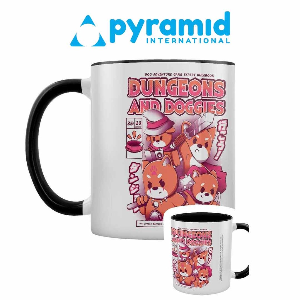 Pyramid - ILUSTRATA (DUNGEONS AND DOGGIES) BLACK INNER C MUG