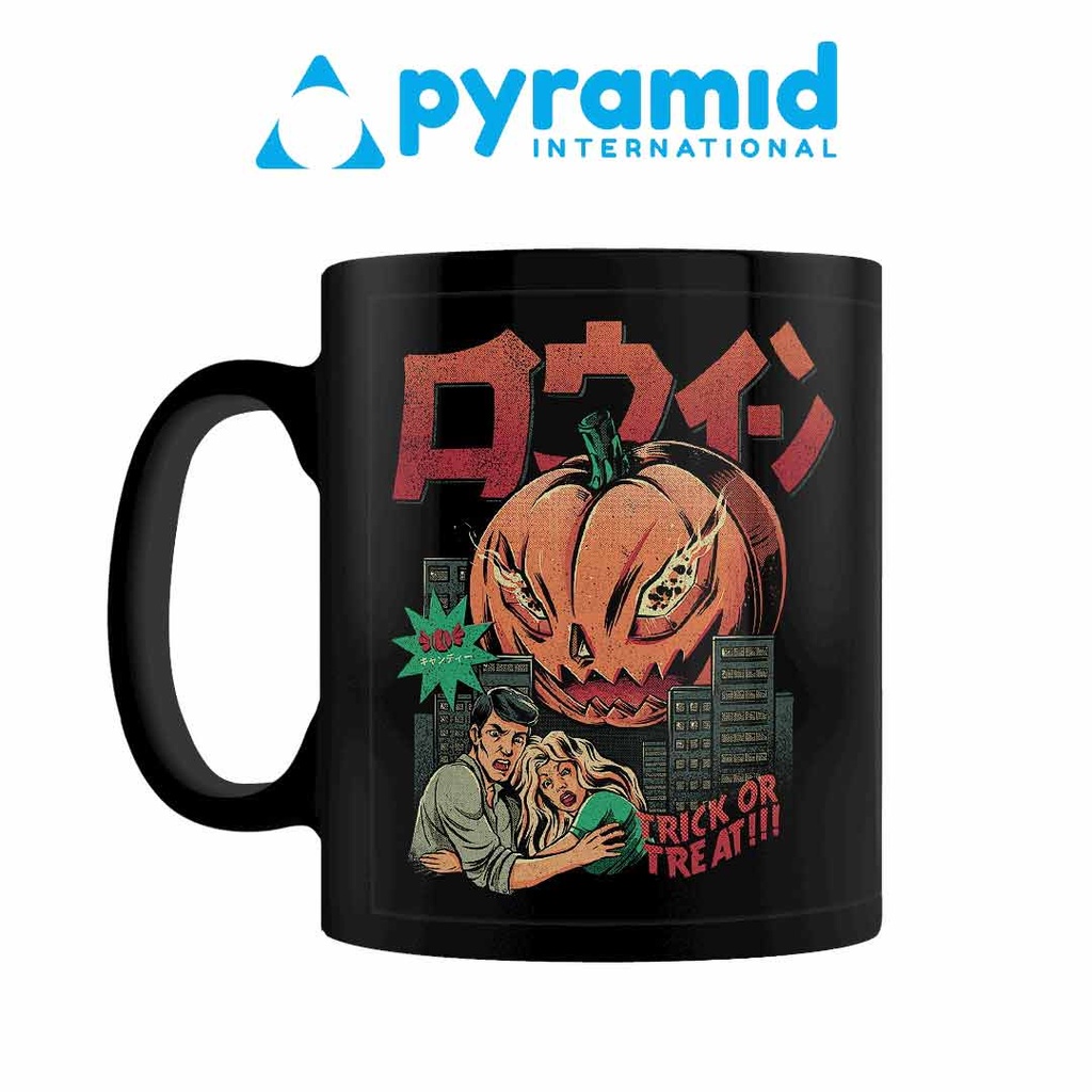 Pyramid - ILUSTRATA (PUMPKILLER KAIJU) BLACK POD MUG