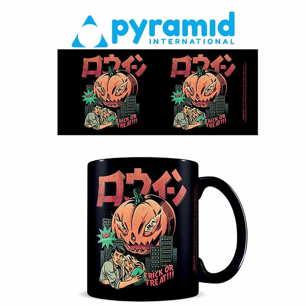 Pyramid - ILUSTRATA (PUMPKILLER KAIJU) BLACK POD MUG