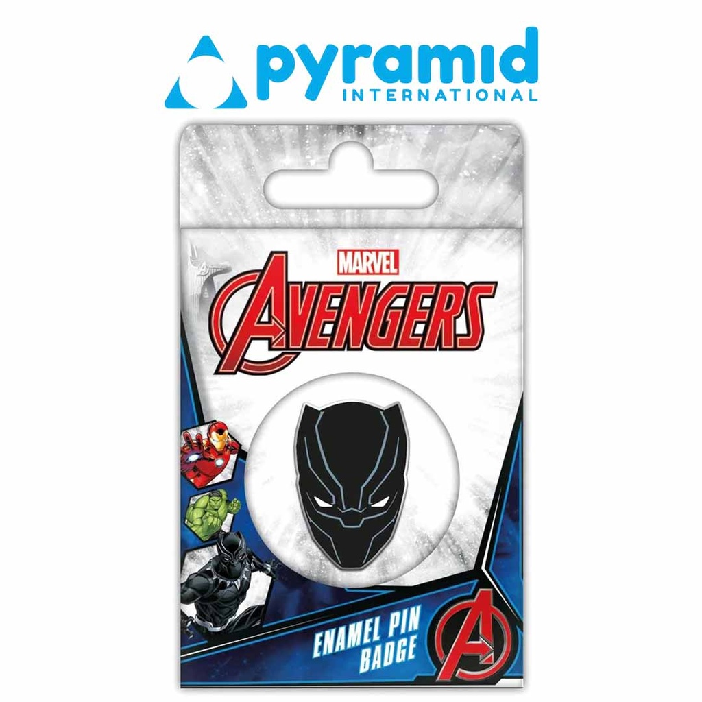 Pyramid - MARVEL AVENGERS BLACK PANTHER  (WARRIOR KING) ENAMEL PIN BADGE