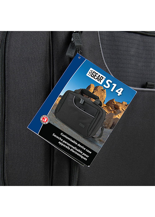 S14 Protective Adjustable Device Case- Black (USA GEAR)