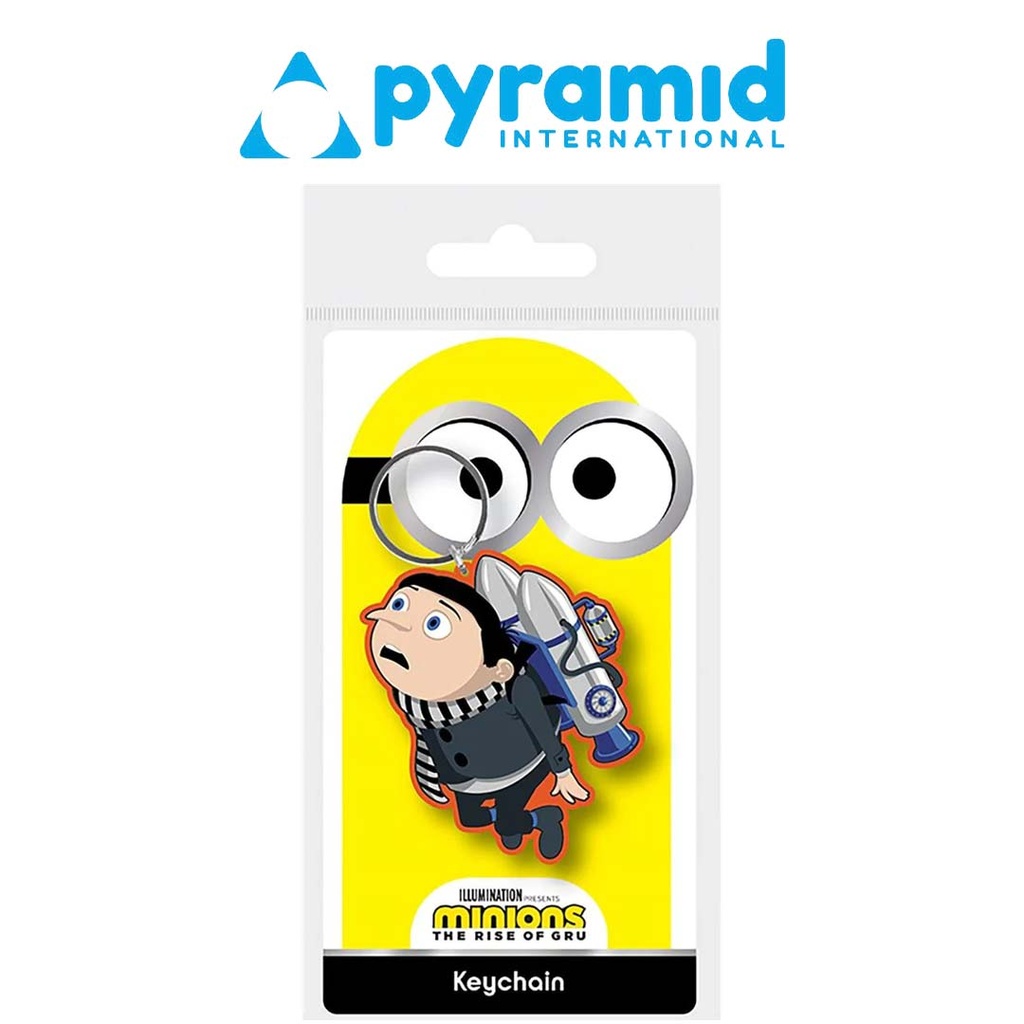 Pyramid - MINIONS: THE RISE OF GRU (GRU JETPACK) RUBBER KEYCHAIN