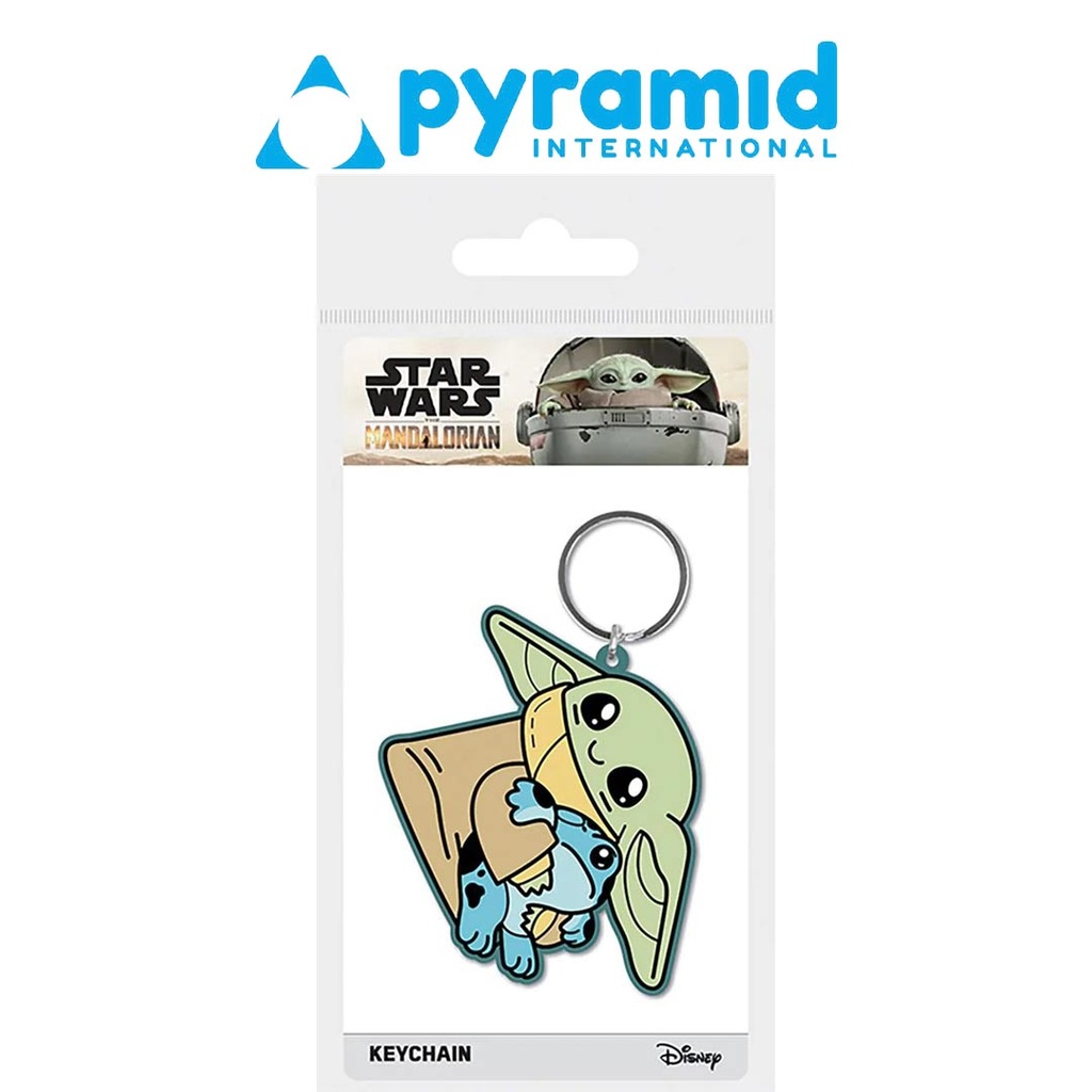Pyramid - STAR WARS THE MANDALORIAN (GROUGU'S LITTLE FRIEND) RUBBER KEYCHAIN