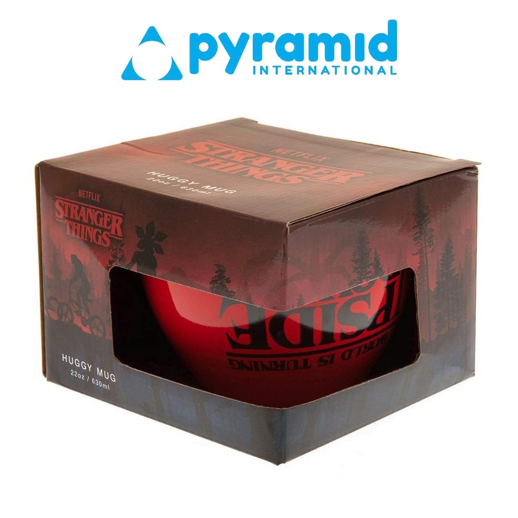 Pyramid - STRANGER THINGS (WORLD UPSIDE DOWN - RED) HUGGY MUG HUGGY MUG