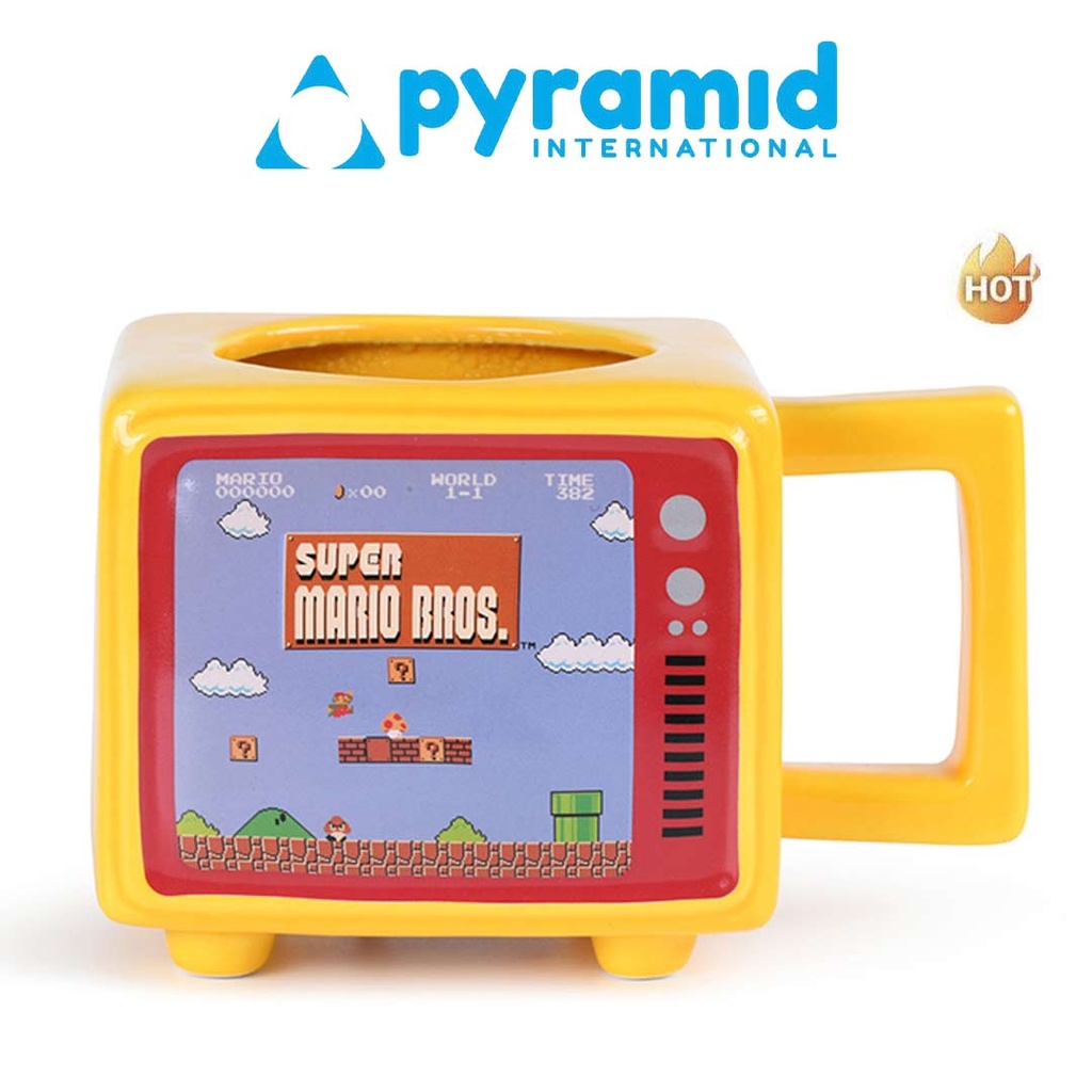 Pyramid - SUPER MARIO BROS (LIKE A BOSS) RETRO TV HEAT CHANGE MUG
