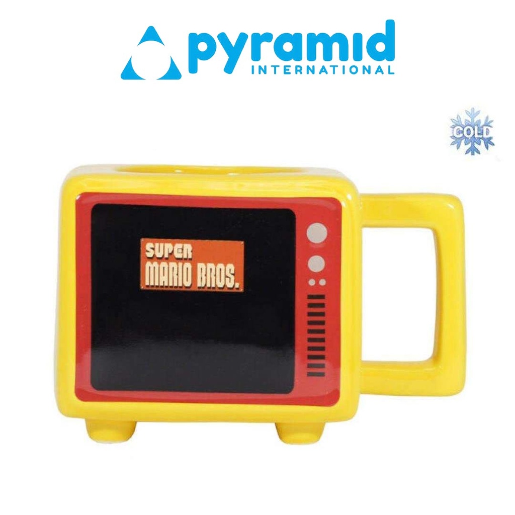 Pyramid - SUPER MARIO BROS (LIKE A BOSS) RETRO TV HEAT CHANGE MUG