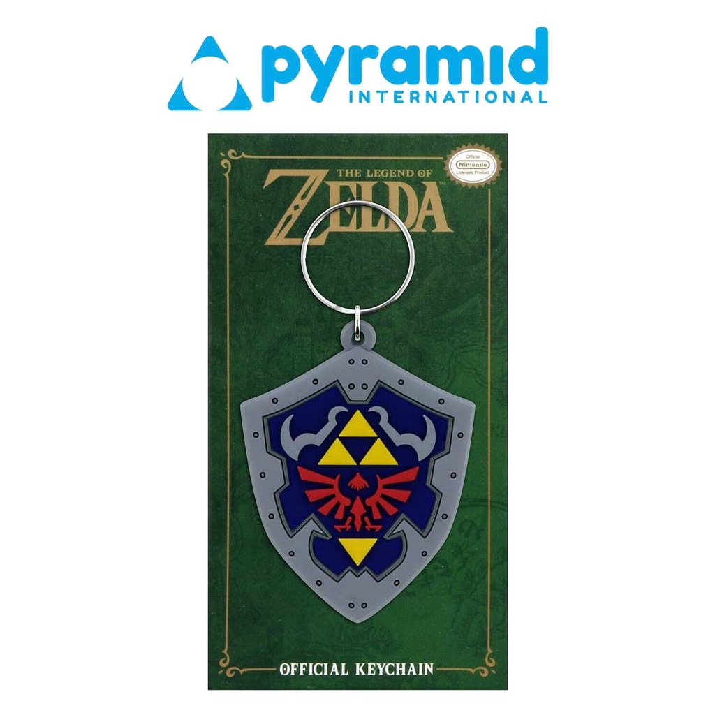 Pyramid - THE LEGEND OF ZELDA (HYLIAN SHIELD) RUBBER KEYCHAIN
