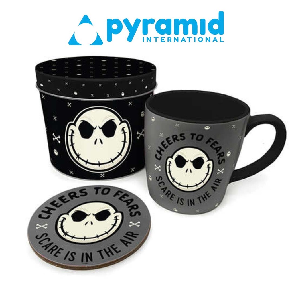 Pyramid - THE NIGHTMARE BEFORE CHRISTMAS (CHEERS AND FEARS) MUG AND TIN SET