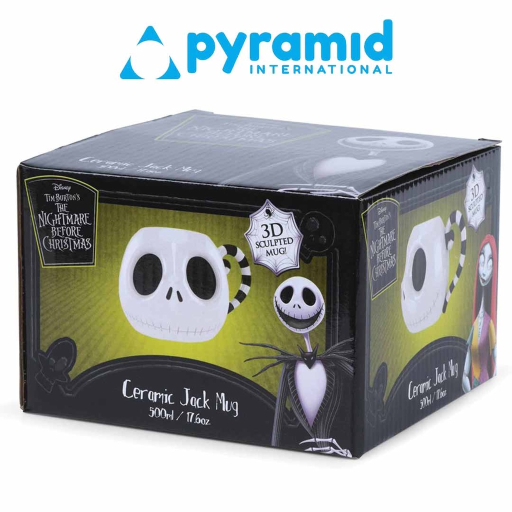 Pyramid - THE NIGHTMARE BEFORE CHRISTMAS (JACK HEAD) SHAPED MUG