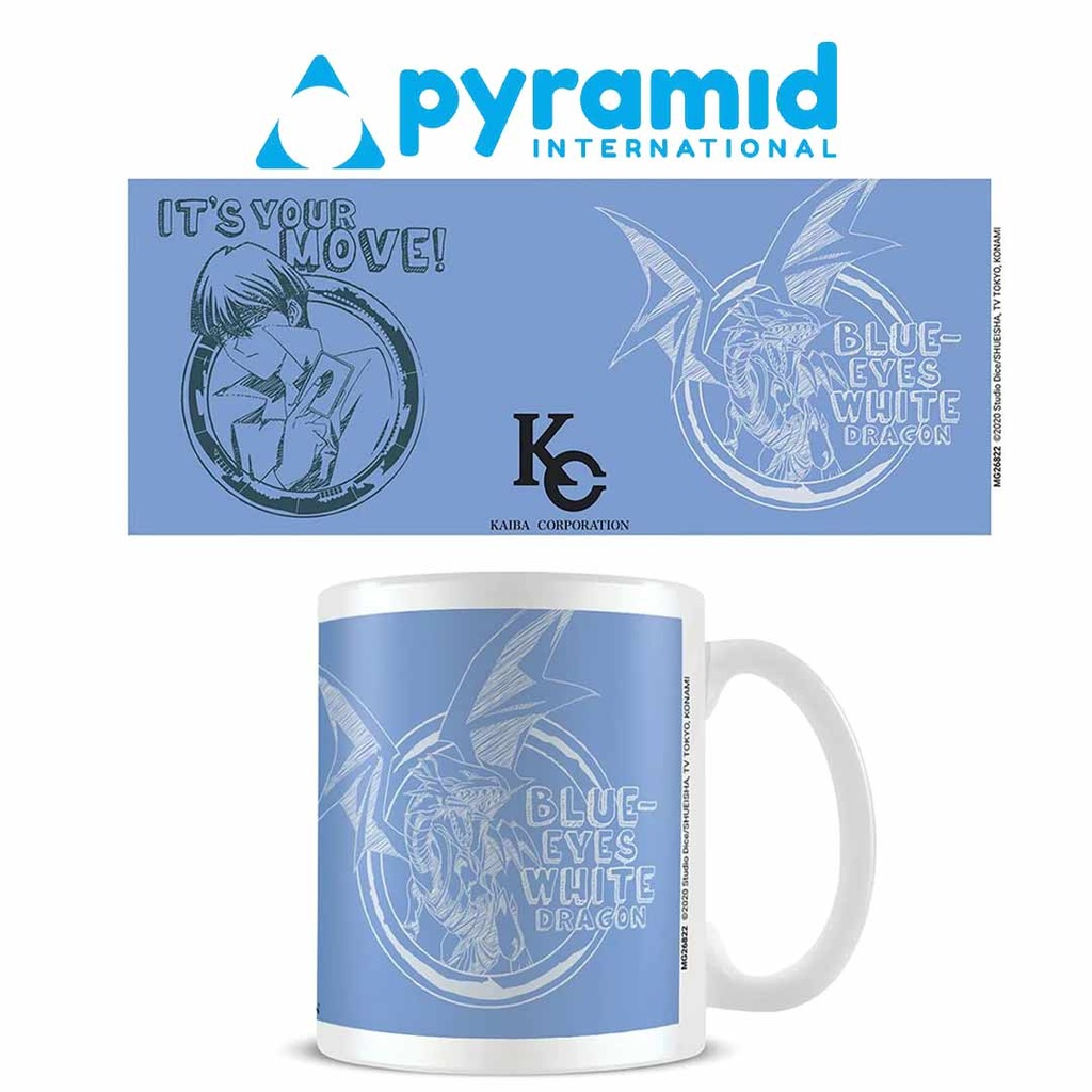 Pyramid - YU-GI-OH! (KALIBA & BLUE-EYES WHITE DRAGON) MUG