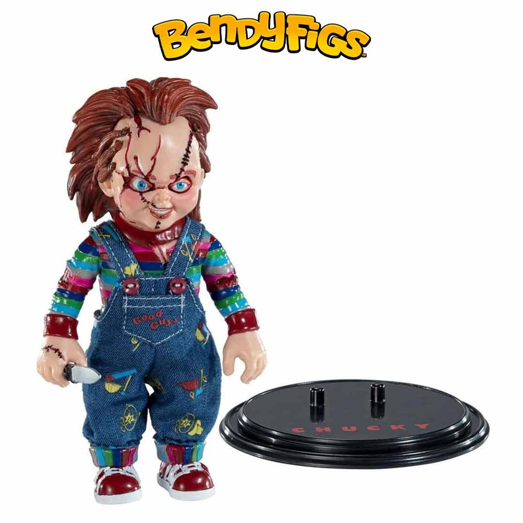 BendyFigs Chucky The Noble Collection Bendable Posable Action Figure