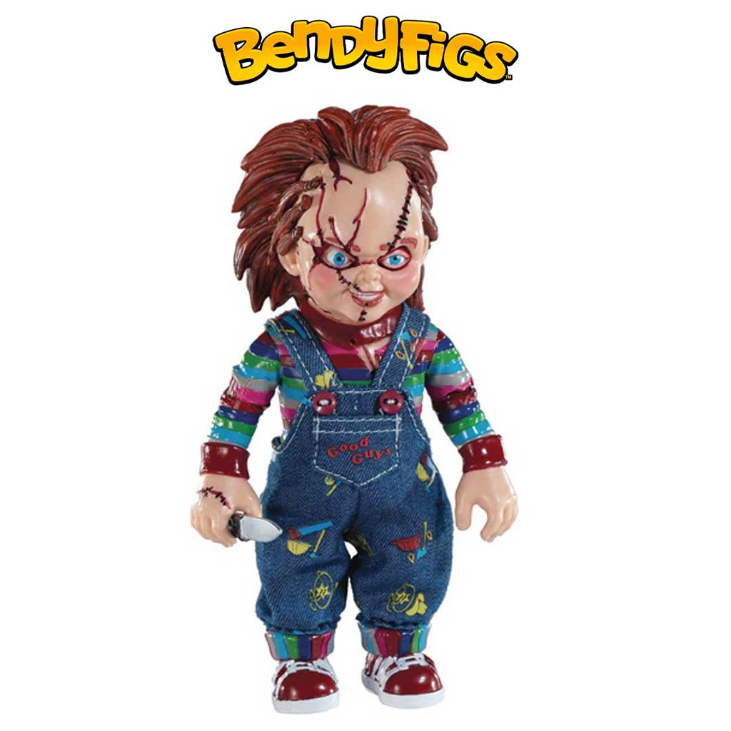 BendyFigs Chucky The Noble Collection Bendable Posable Action Figure