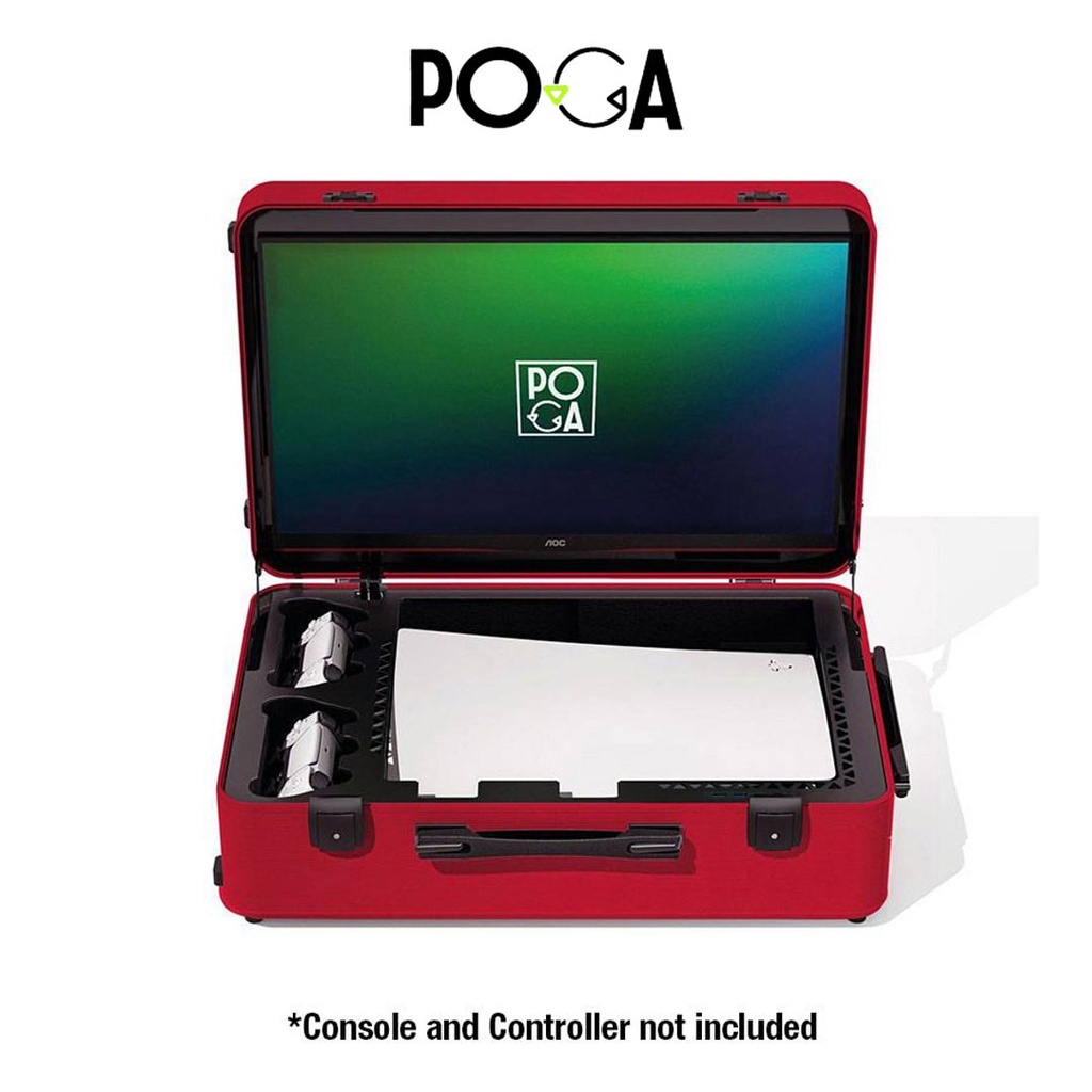 INDIGAMING POGA Lux Bright Red For PS5