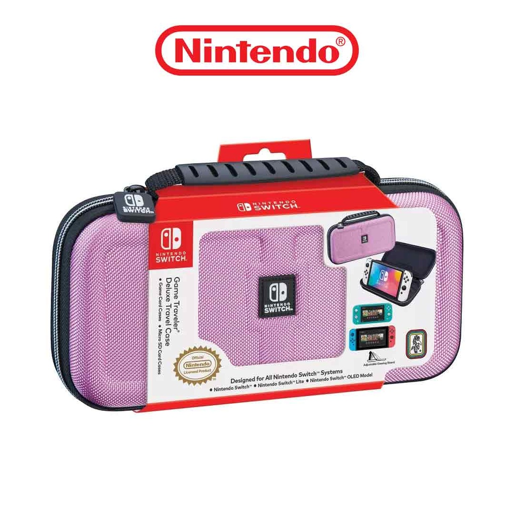 NS Game Traveler Deluxe Travel Case - Pink