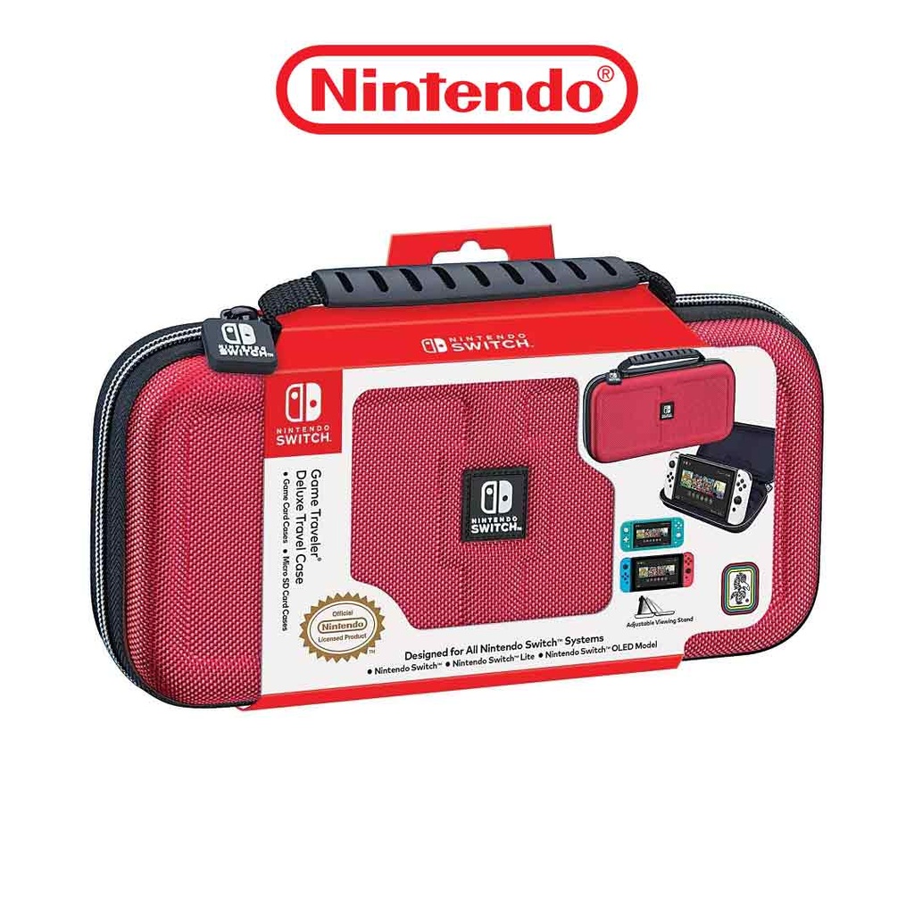 NS Game Traveler Deluxe Travel Case - Red