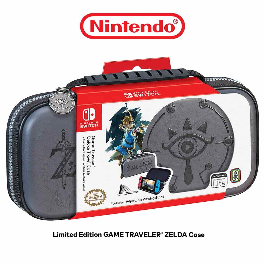 NS Game Traveler Deluxe Travel Case - Zelda Shelkah Eye