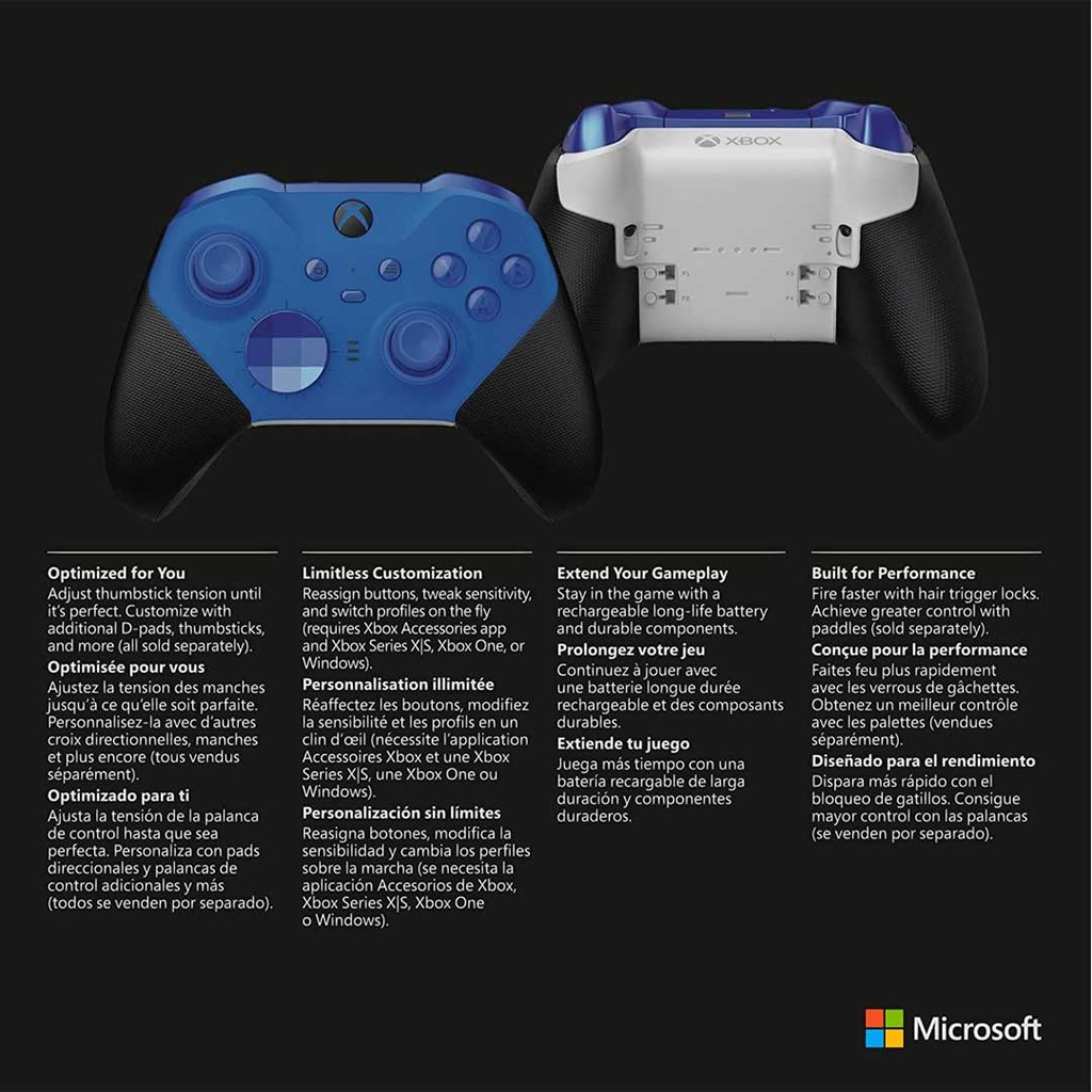 Xbox Elite Core Wireless Controller Series 2 - Blue