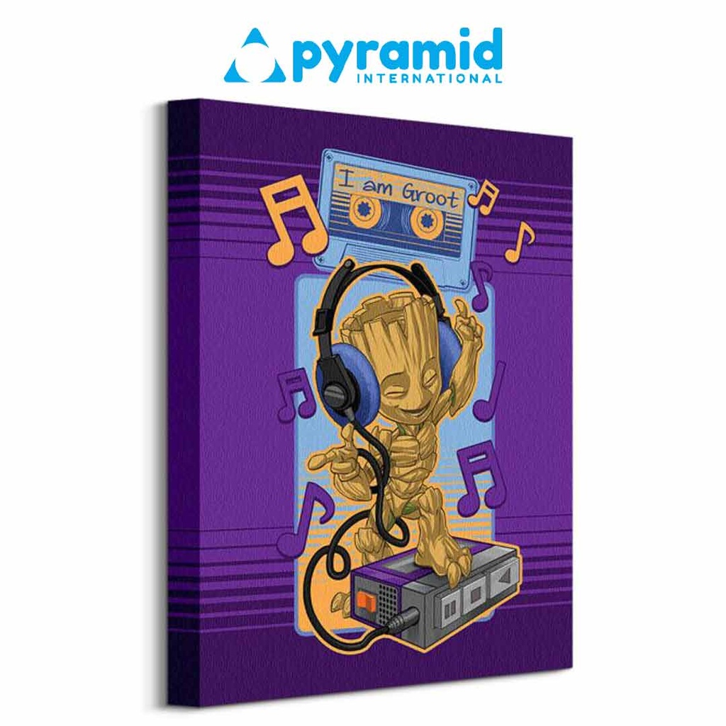 Pyramid - Guardians Of The Galaxy (Groot Cassette) 30X40
