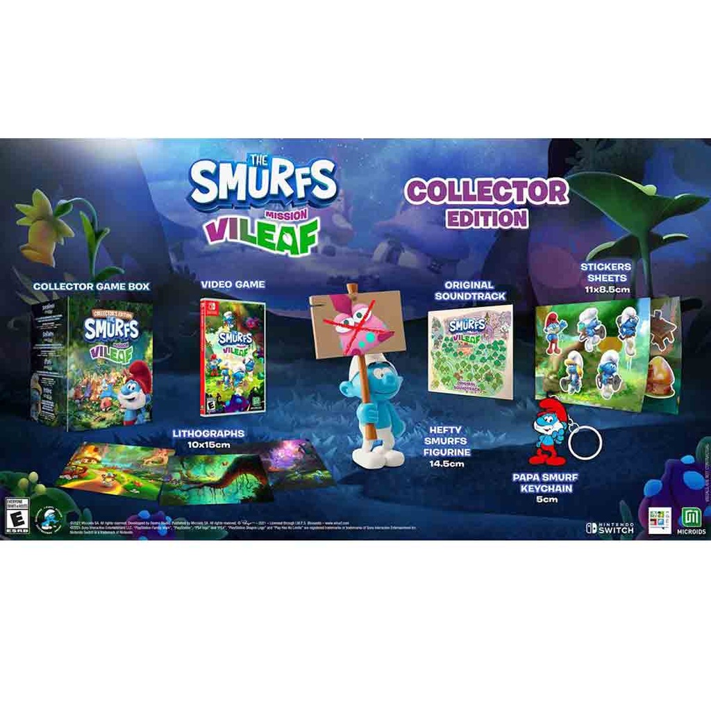 NS The Smurfs: Mission Vileaf ~ Collector's Edition! NTSC