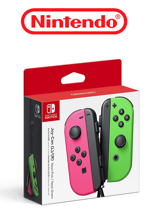 NS Joy-Con Neon Green/Pink