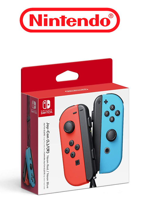 NS Joy-Con Neon Red/Blue