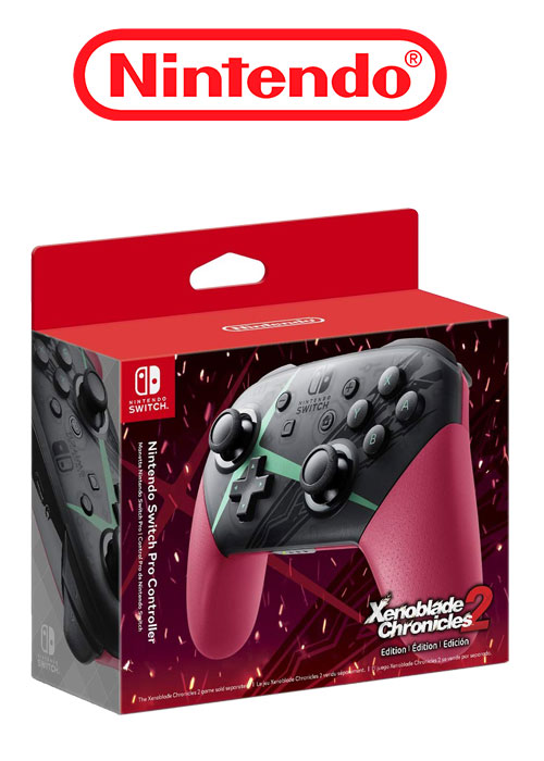 NS Pro Controller Xenoblade Chronicles 2 Edition
