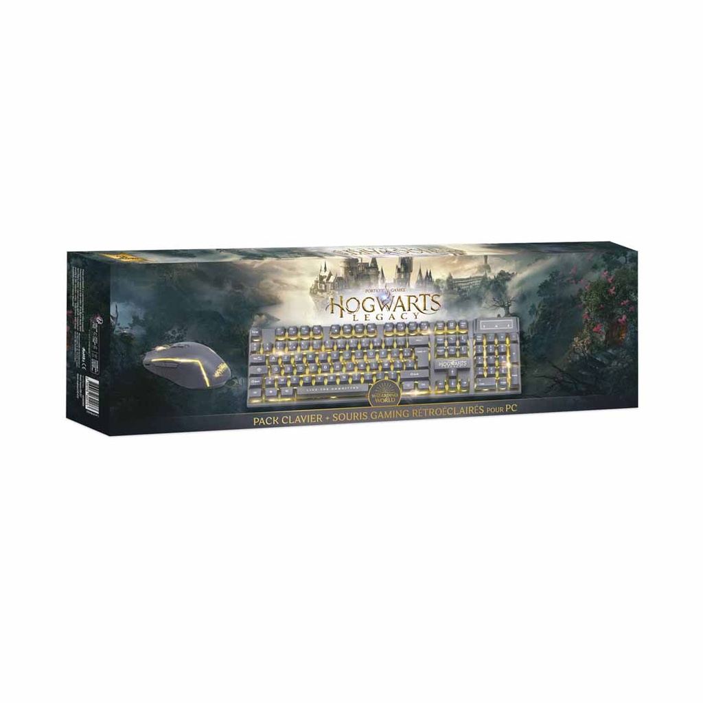 Pack Keyboard + Mouse Harry Potter AZERTY (PS4 Compatible)