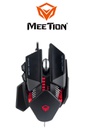 GM80 Transformers Gaming Mouse- Black (Meetion)