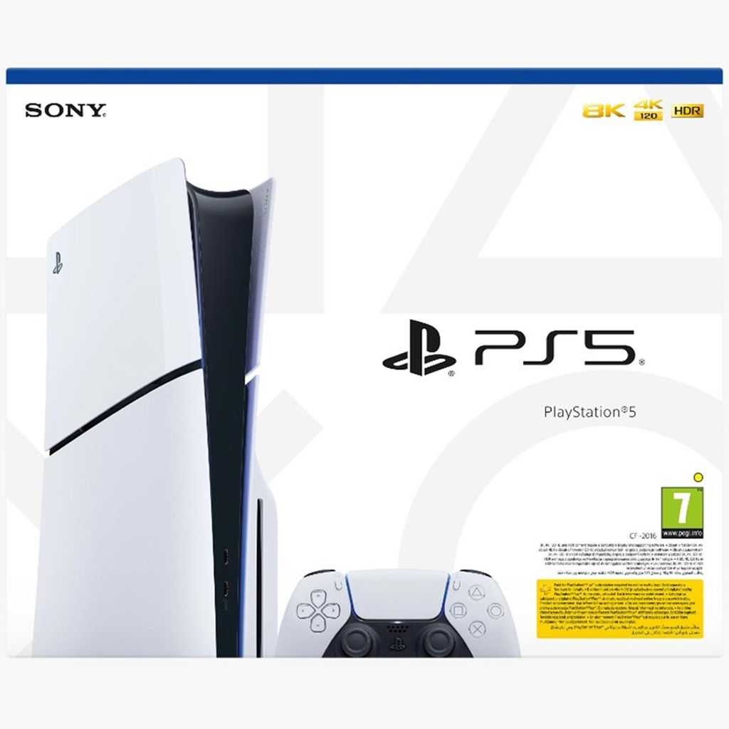 PS5 Slim Console Disk White