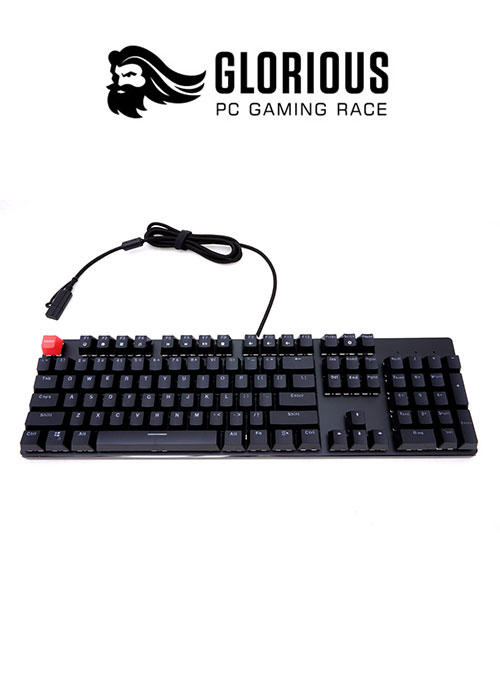Keyboard Full Size- PreBuilt - Black (Glorious)