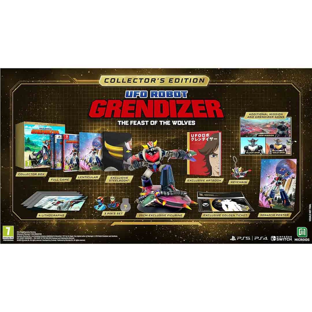 UFO Robot Grendizer The Feast of The Wolves Collector's Edition PS5