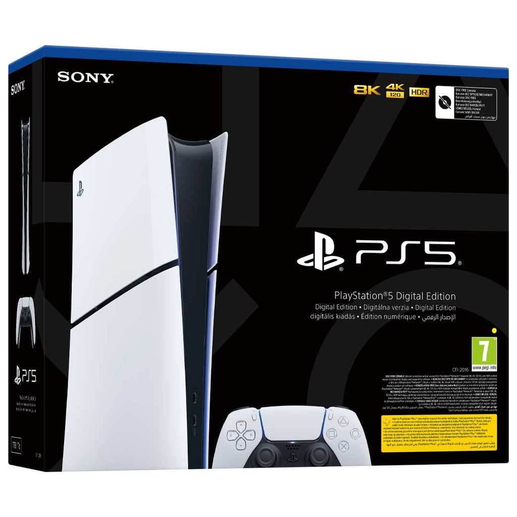 PS5 Slim Console Digital White