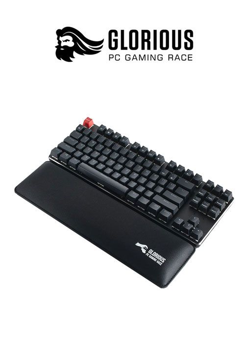 Keyboard Wrist Pad Slim Compact - Black (Glorious)