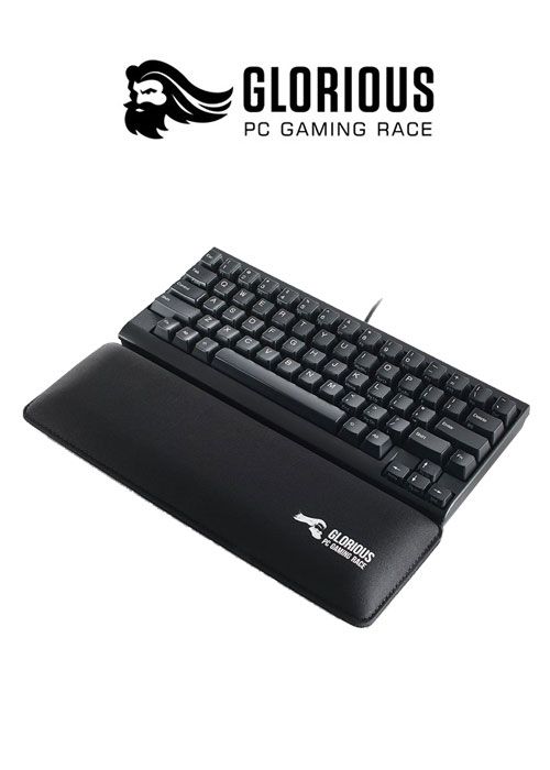 Keyboard Wrist Pad Slim Compact - Black (Glorious)