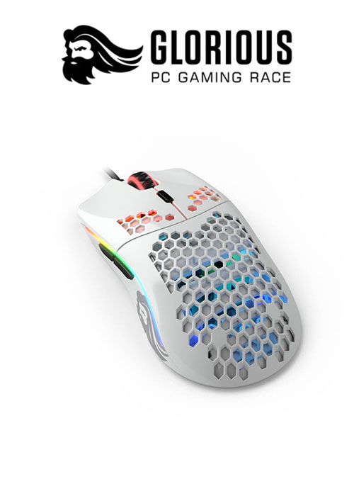 Model O RGB Gaming Mouse - Glossy White (Glorious)