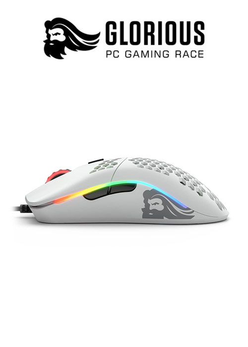 Model O RGB Gaming Mouse - Matte White (Glorious)
