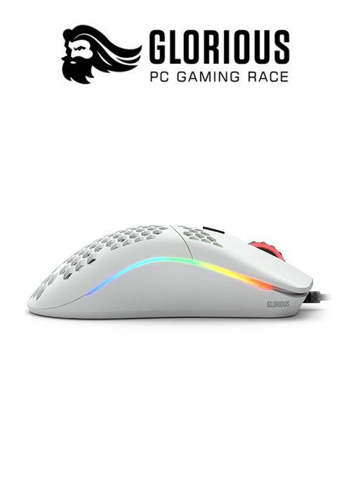 Model O- RGB Gaming Mouse - Matte White (Glorious)