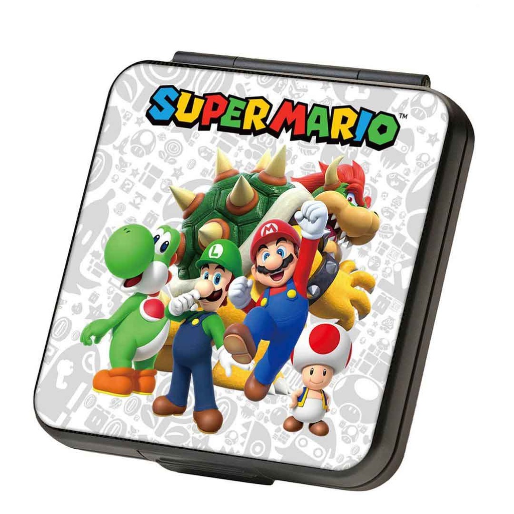 RDS Industeries-NS 12 Game Card Travel Case Super Mario and Characters